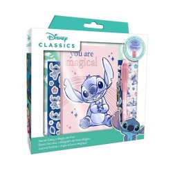 STITCH - Pack Journal Intime + Stylo-Bille Magique + Stickers 2