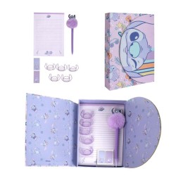 STITCH - Purple - Boîte de Papeterie - 9 pc. 2