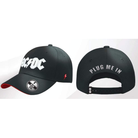 AC/DC - Plug Me In - Casquette de Baseball "Washed" 