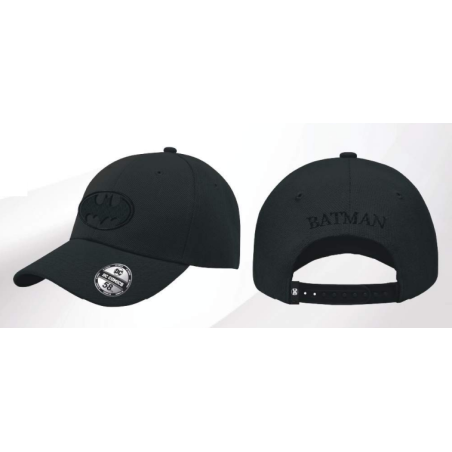 BATMAN - Logo Noir - Casquette de Baseball "Honey Comb" 