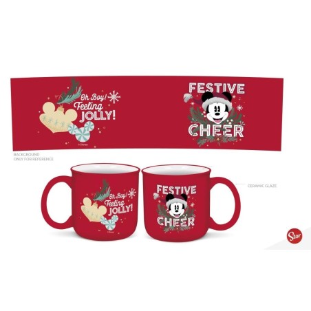 MICKEY - Joyeux Noël - Mug Breakfast - 420ml 