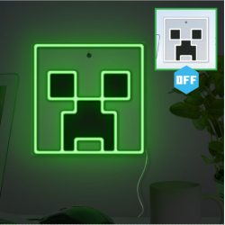 MINECRAFT - Creeper - Lampe Murale Neon LED 2