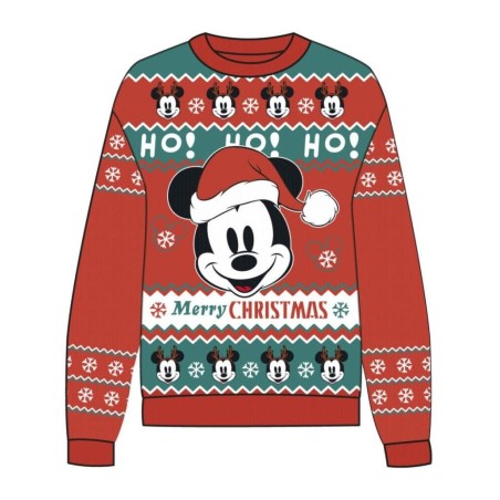 MICKEY - Ho! Ho! Ho! Merry Xmas - Pull de Noël (XL) 