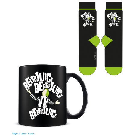 BEETLEJUICE - Beetlejuice Beetlejuice - Mug 315ml et Chaussettes 41-45 