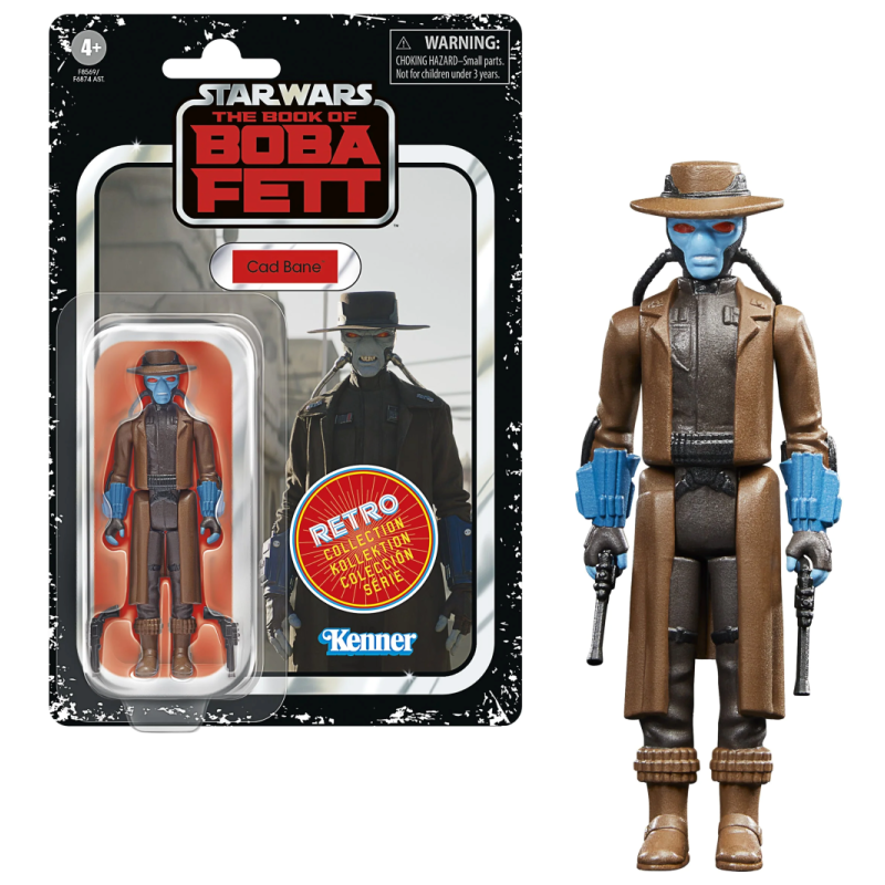 LIVRE DE BOBA FETT - Cad Bane - Figurine Retro Collection 10cm 