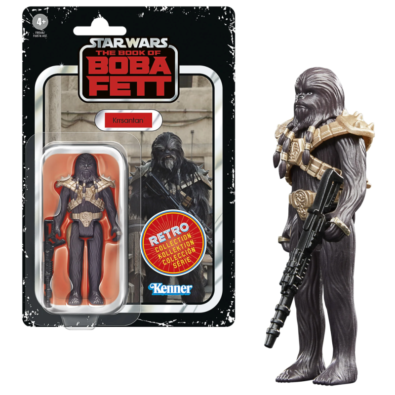 LIVRE DE BOBA FETT - Krrsantan - Figurine Retro Collection 10cm 