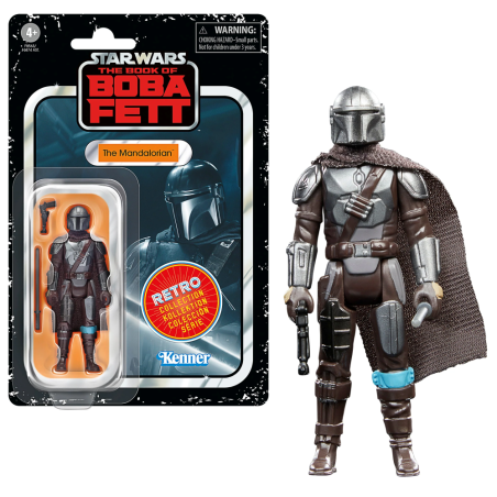 LIVRE DE BOBA FETT - Le Mandalorian - Figurine Retro Collection 10cm 