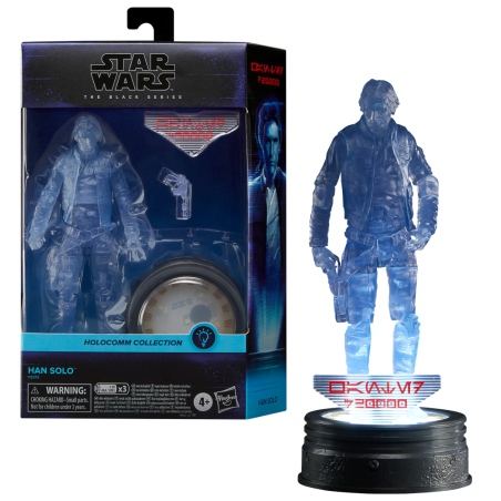 STAR WARS - Han Solo (Hologram Collection) - Fig. Black Series 15cm 