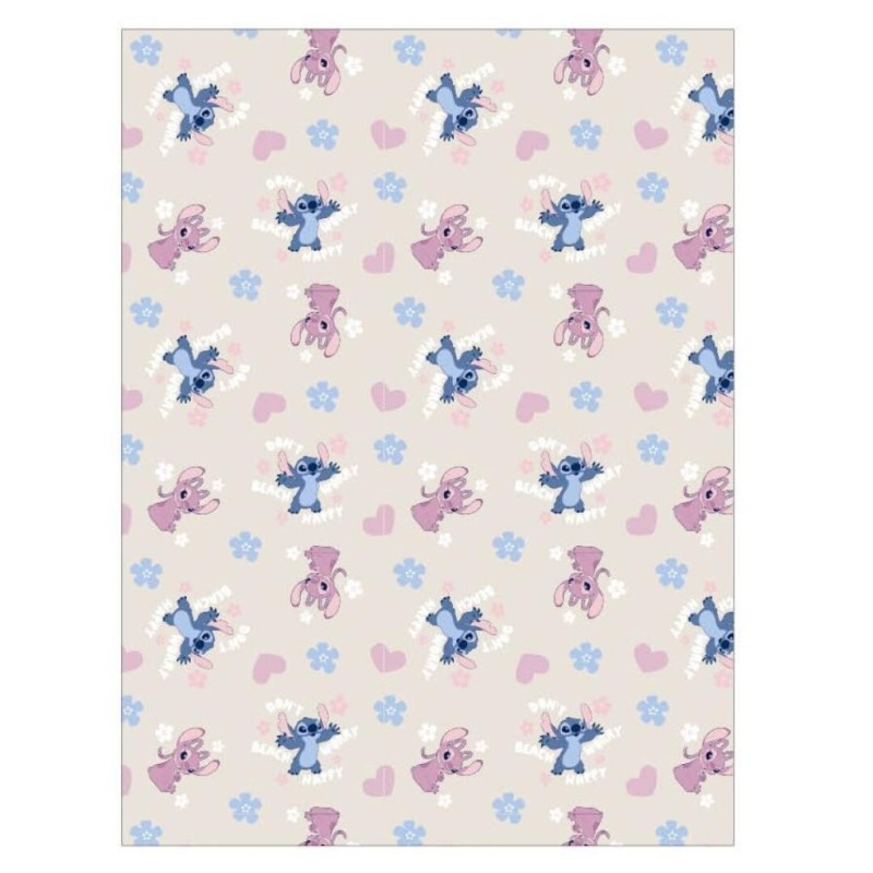 LILO & STITCH - Couverture Flanelle 110x150cm - Angel & Stitch 