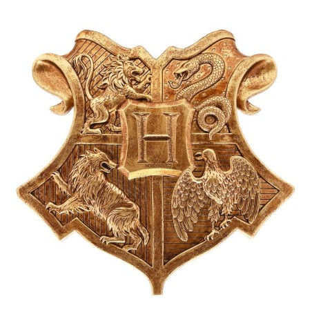 HARRY POTTER - Blason Poudlard - Décoration Murale 40x40x3.5cm 