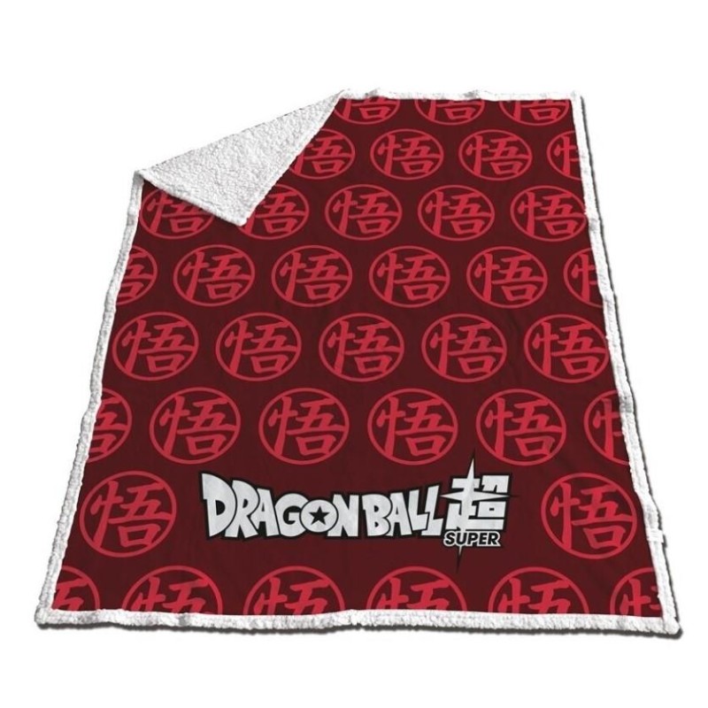 DRAGON BALL SUPER - Couverture Sherpa 130x170cm - Symbole 