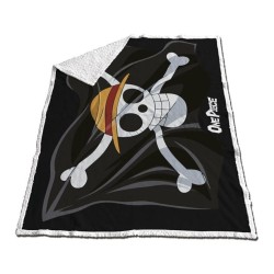ONE PIECE - Couverture Sherpa 130x170cm - Equipage Chapeau de paille 2