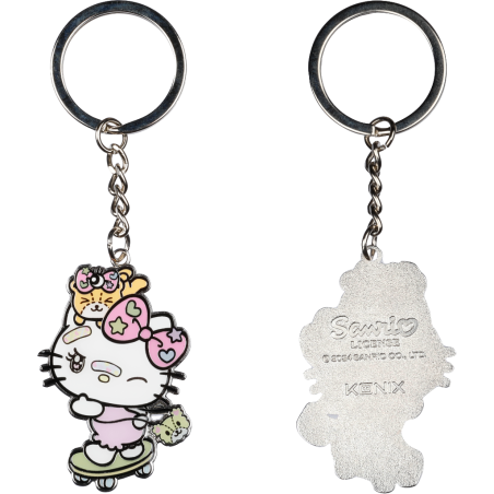 HELLO KITTY - Skateboard - Porte-Clés 