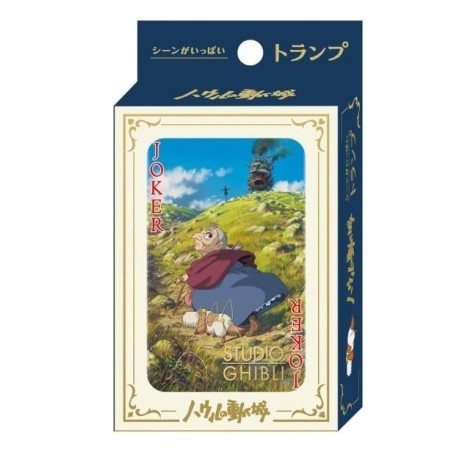 GHIBLI - Le Château ambulant - Jeu de cartes à jouer (54 cartes) 