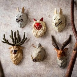 PRINCESSE MONONOKE - Assortiment de 6 magnets 3D à collectionner 2