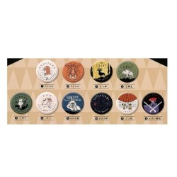 PRINCESSE MONONOKE - Boite Collection de 10 badges 5.6cm 2