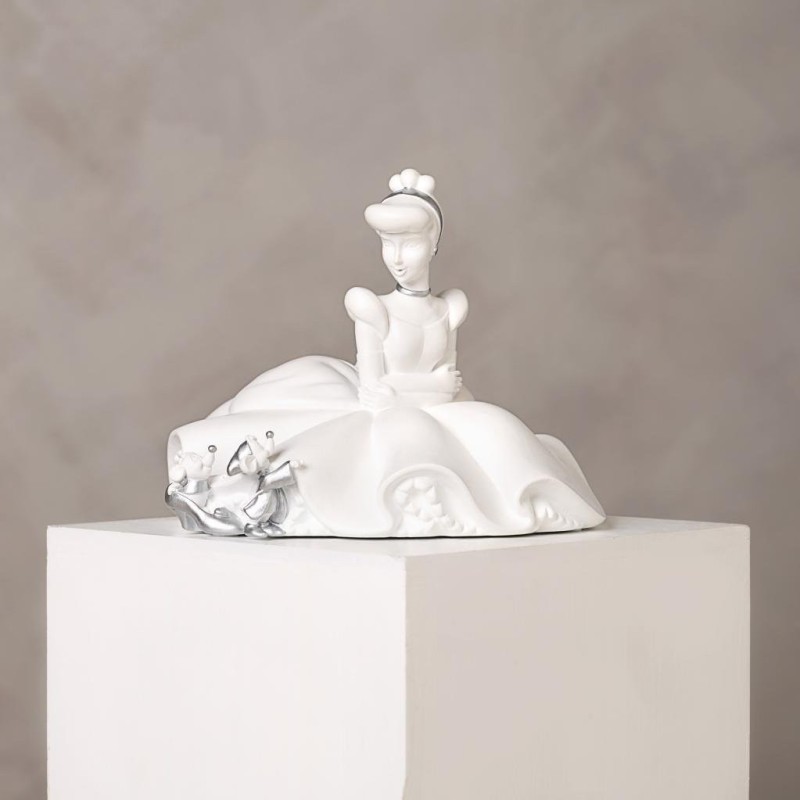 DISNEY - 'White&Silver' - Cendrillon - Tirelire - 14cm 