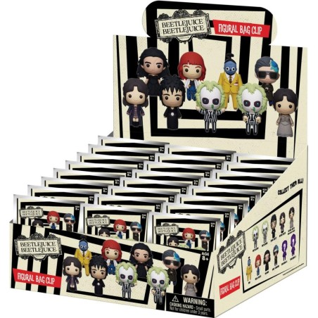 BEETLEJUICE 2 - Series 1 - 3D Foam Bag Clip (Display 24 Pcs) 