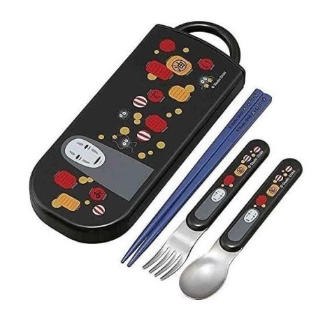 LE VOYAGE DE CHIHIRO - No Face -Set baguettes cuillère et fourchette 