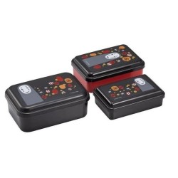 LE VOYAGE DE CHIHIRO - No Face & Lanternes -Set de 3 Bento Box 