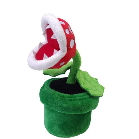 SUPER MARIO - Plante Piranha - Peluche 23cm 