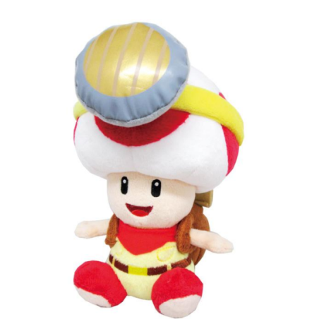 CAPTAIN TOAD - Capitaine Toad - Peluche 18cm 