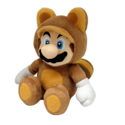SUPER MARIO - Mario Tanooki - Peluche 20cm 2