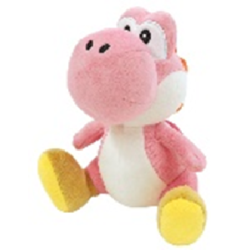 SUPER MARIO - Yoshi Rose - Peluche 20cm 2