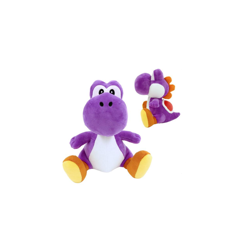SUPER MARIO - Yoshi Violet - Peluche 20cm 