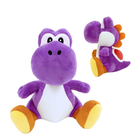 SUPER MARIO - Yoshi Violet - Peluche 20cm 
