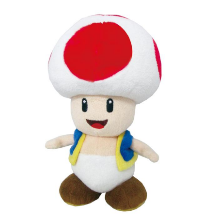 SUPER MARIO - Toad Rouge - Peluche 20cm 