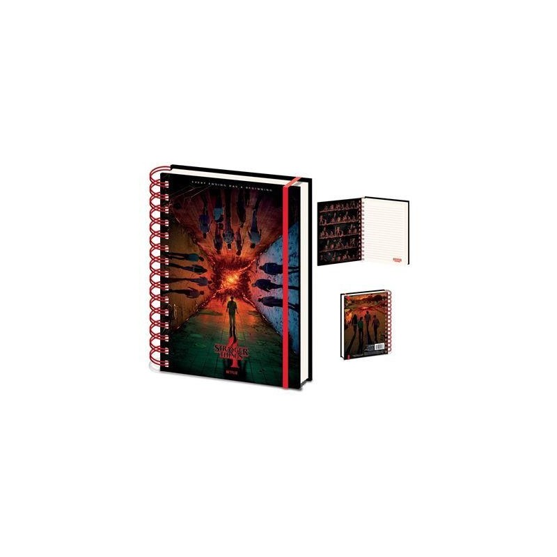 STRANGER THINGS 4 - Every Ending has a Beginning - Carnet de notes A5 
