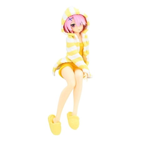 RE ZERO - Ram "Room Wear Yellow" - Statuette PVC Noodle Stopper 14cm 
