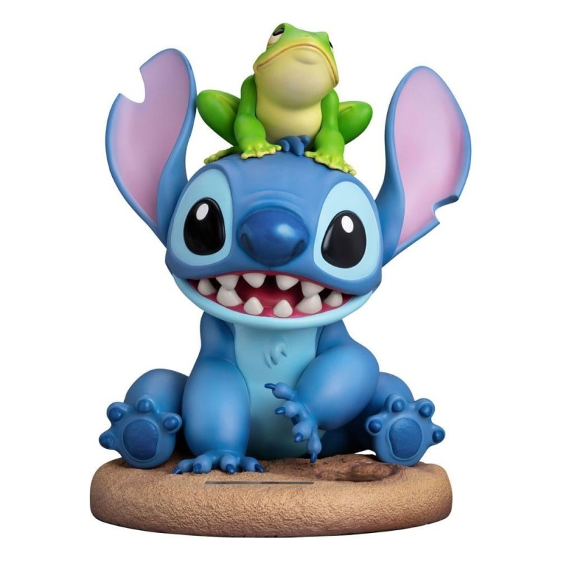 DISNEY 100E ANN. - Stitch avec Grenouille -Statuette Master Craft 34cm 