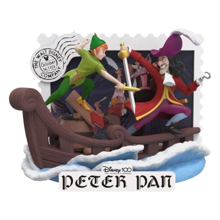 DISNEY 100EME ANNIVERSAIRE - Peter Pan  - Diorama D-Stage 12cm 