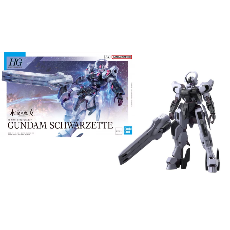 GUNDAM THE WITCH FROM MERCURY -HG 1/144 Gundam Schwarzette - Model Kit 