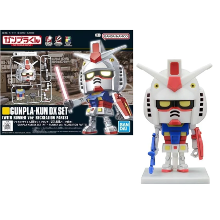 GUNDAM - 1/1 Gunpla-Kun DX Set (with Runner ver.) - Model Kit 