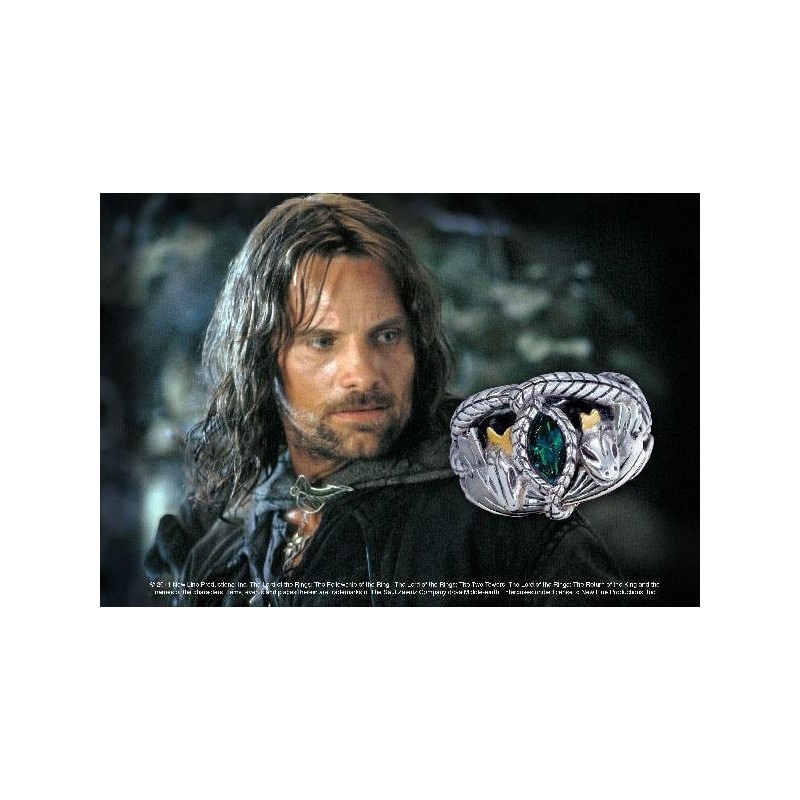 LOTR - Anneau Barahir - argent massif - Taille US 09 FR 59.9 