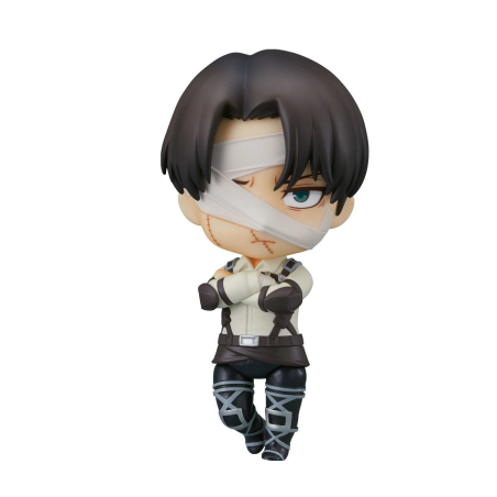 L'ATTAQUE DES TITANS S4 - Levi Ackerman - Figurine Nendoroid 10cm 