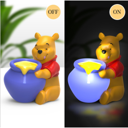 WINNIE L'OURSON - Winnie - Lampe 15cm 
