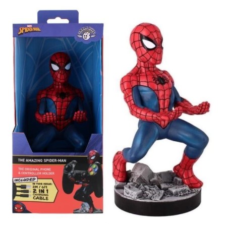 SPIDER-MAN - Support Manette & Portable - 20cm 