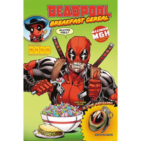DEADPOOL - Céréale - Poster 61x91cm 