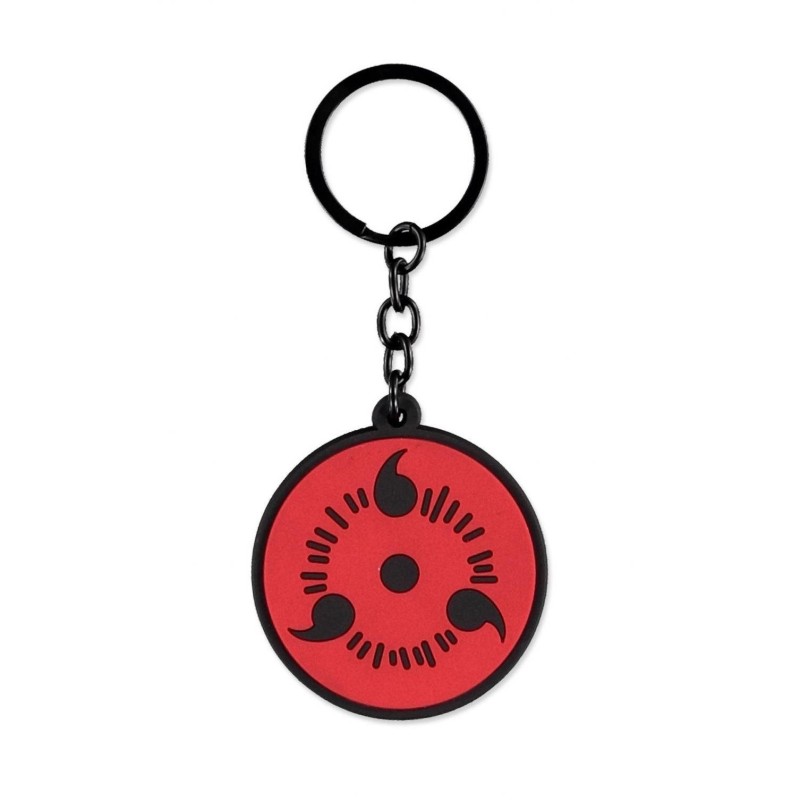 NARUTO Shippuden - Sharingan - Porte-clés en Caoutchouc 