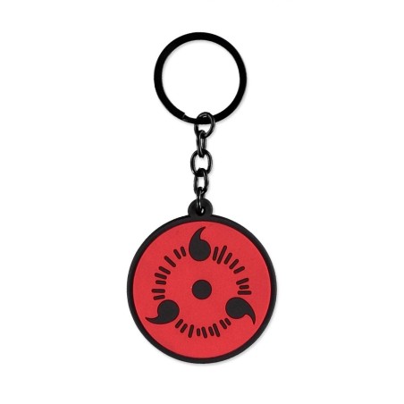 NARUTO Shippuden - Sharingan - Porte-clés en Caoutchouc 