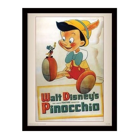PINOCCHIO - Conscience - Impression encadrée 30x40cm 