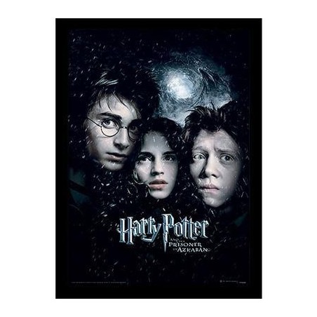 HARRY POTTER - Le Prisonnier d'Azkaban - Impression encadrée 30x40cm 