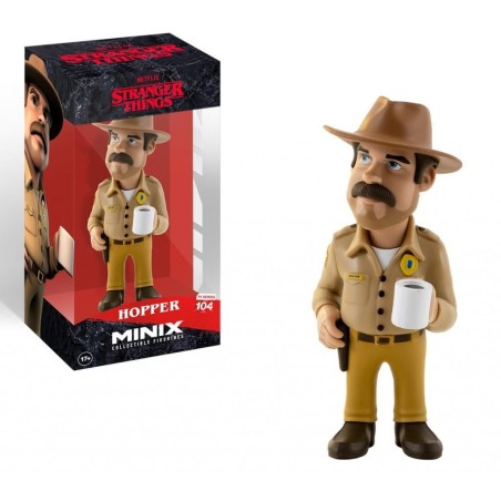 STRANGER THINGS - Hopper - Figurine Minix 12cm 