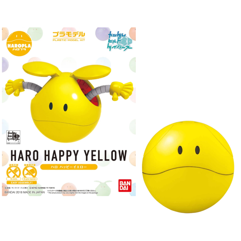 GUNDAM - Haropla Haro Happy Yellow - Model Kit 