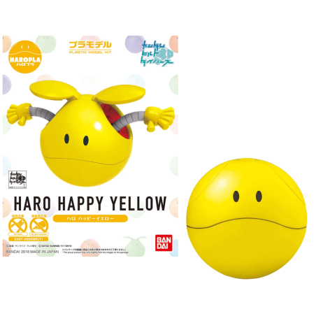 GUNDAM - Haropla Haro Happy Yellow - Model Kit 