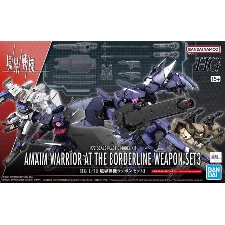 AMAIM -HG 1/72 AMAIM Warrior at the Borderline Weapon Set 3 -Model Kit 